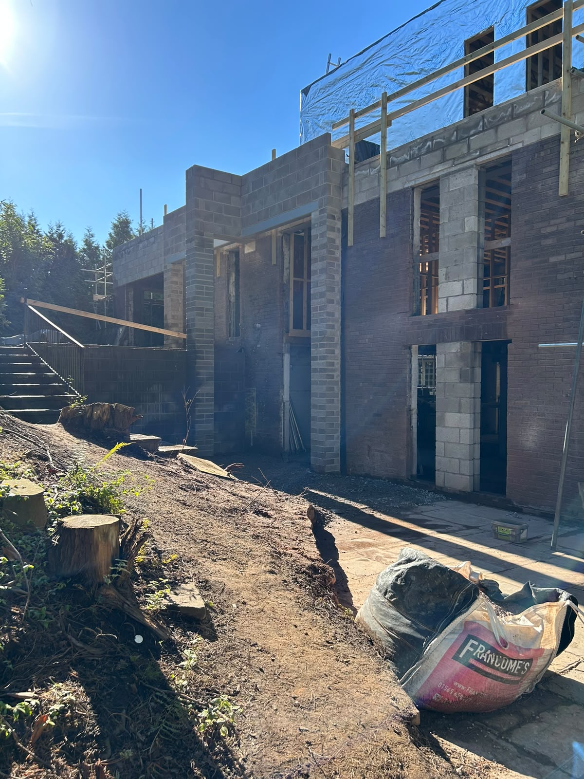 Large-scale masonry build by First Course Brickwork