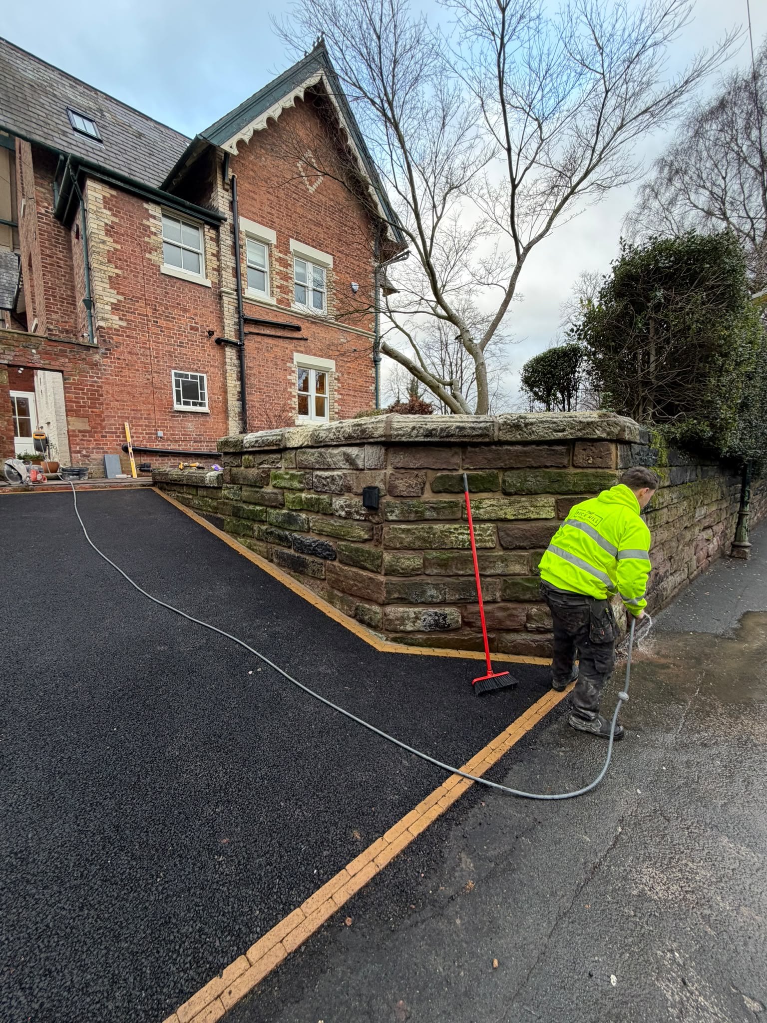 Landscaping work — after by First Course Brickwork