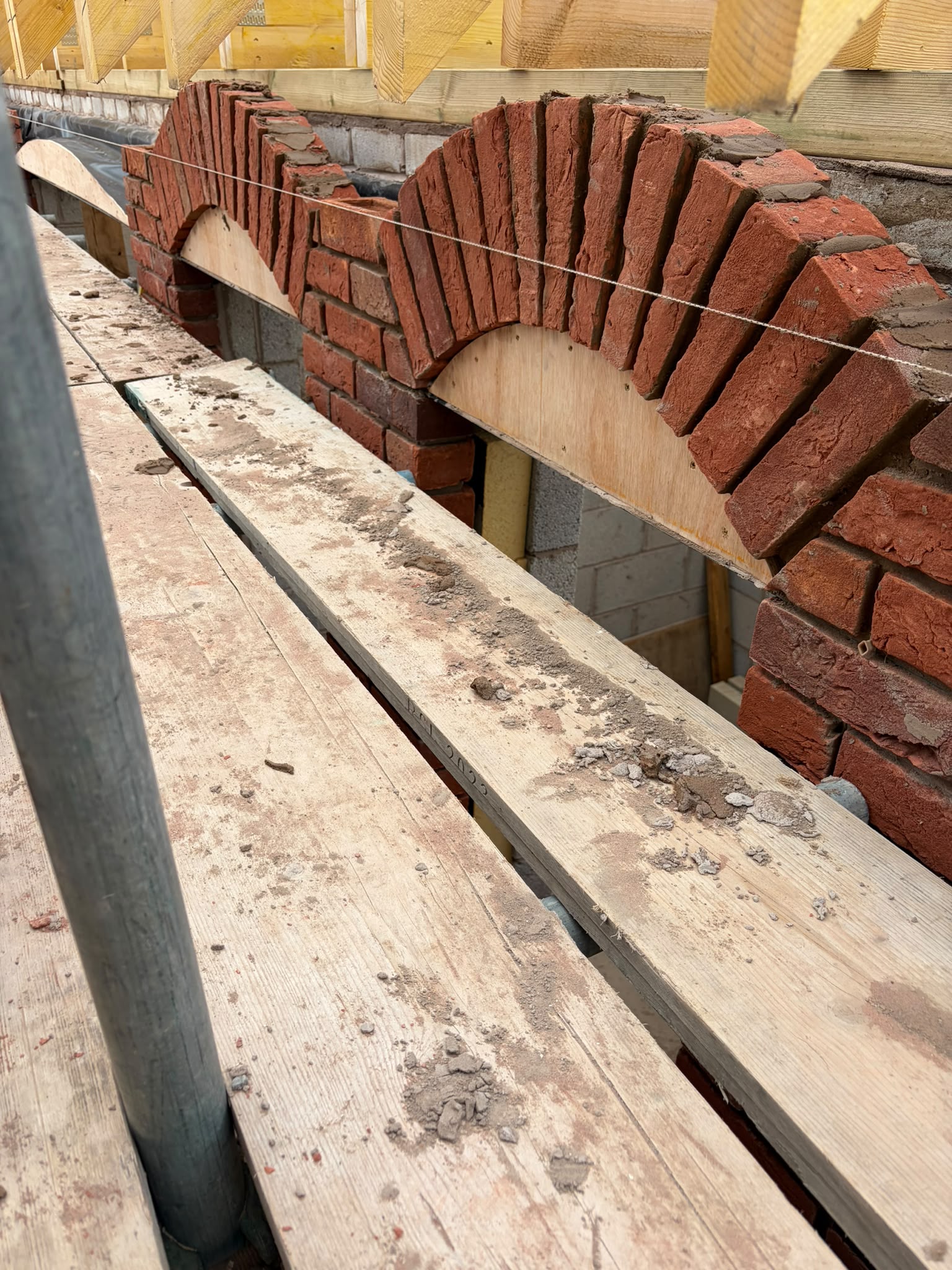 Bespoke brick arch by First Course Brickwork